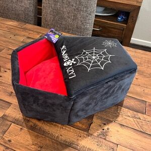 Lazy Bones Coffin Dog Cat Pet Bed
